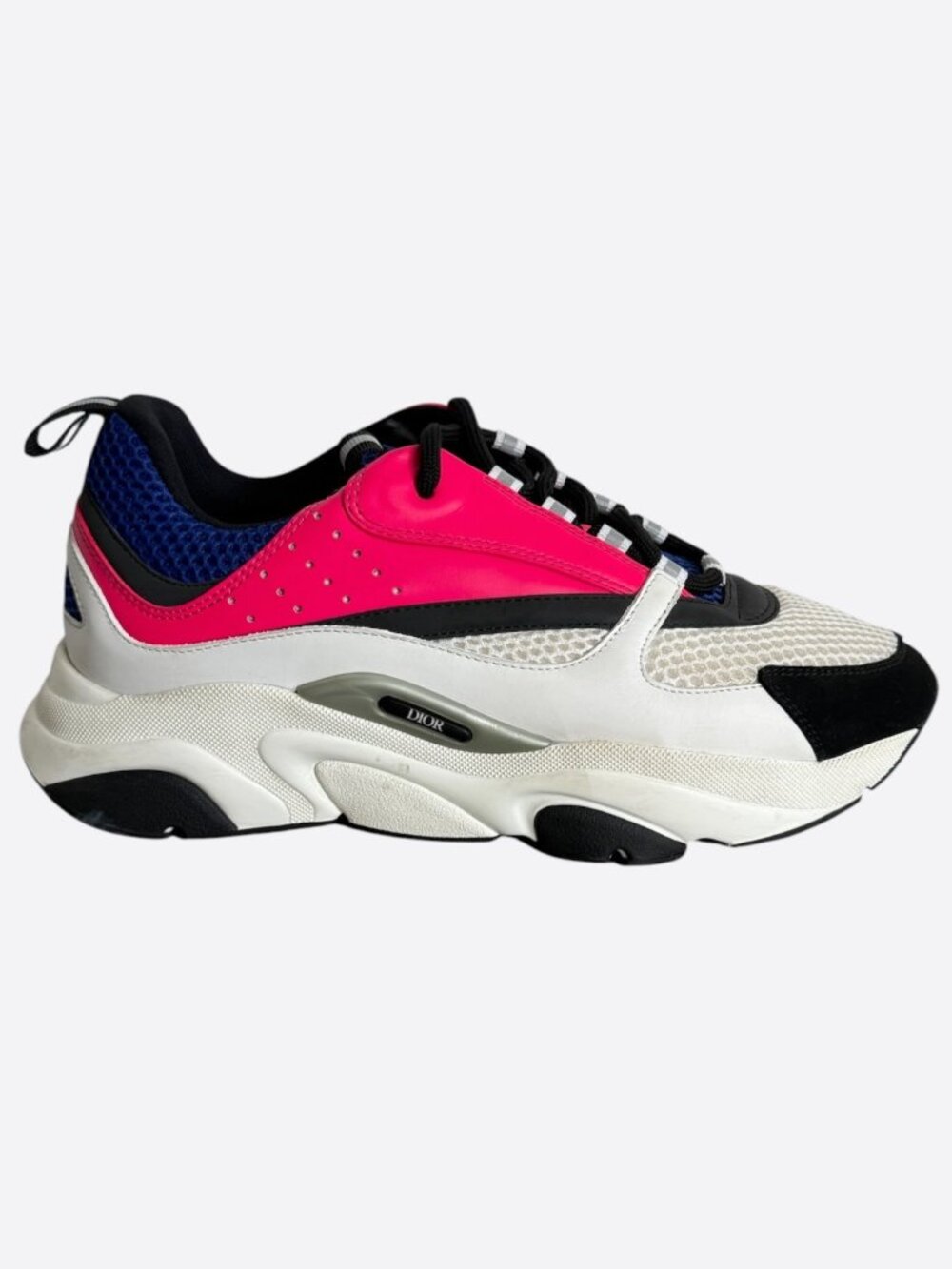 Dior White, Blue & Pink B22 Sneakers - Picture 1 of 8